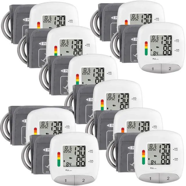 Main image of Vivitar Blood Pressure Monitor - Automatic Digital Upper Arm Blood Pressure, Heart Rate PB Machine with Adjustable Cuff, Memory Function - 10 Units