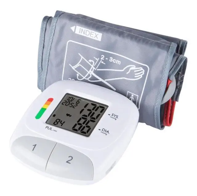 Alt view image 2 of 7 - Vivitar Blood Pressure Monitor - Automatic Digital Upper Arm Blood Pressure, Heart Rate PB Machine with Adjustable Cuff, Memory Function - 5 Units