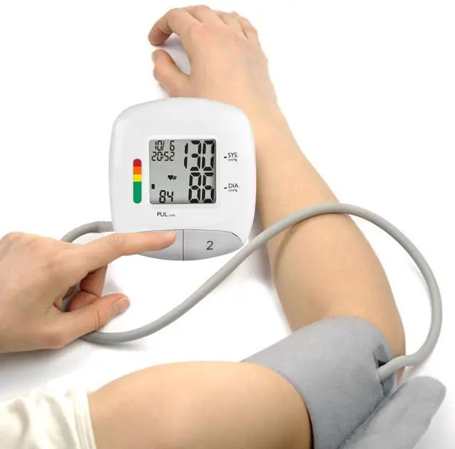 Alt view image 7 of 7 - Vivitar Blood Pressure Monitor - Automatic Digital Upper Arm Blood Pressure, Heart Rate PB Machine with Adjustable Cuff, Memory Function - 5 Units