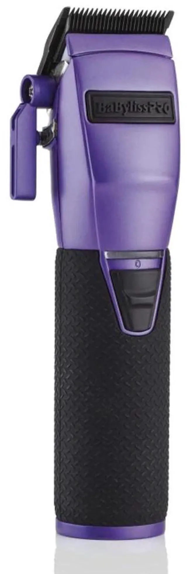 Alt view image 3 of 7 - BaByliss Pro FX870 PI BOOST+ Influencer Collection Frank Da Barber Cordless Clipper - Purple with Titanium Fade Blade FX8010C and Power Cord