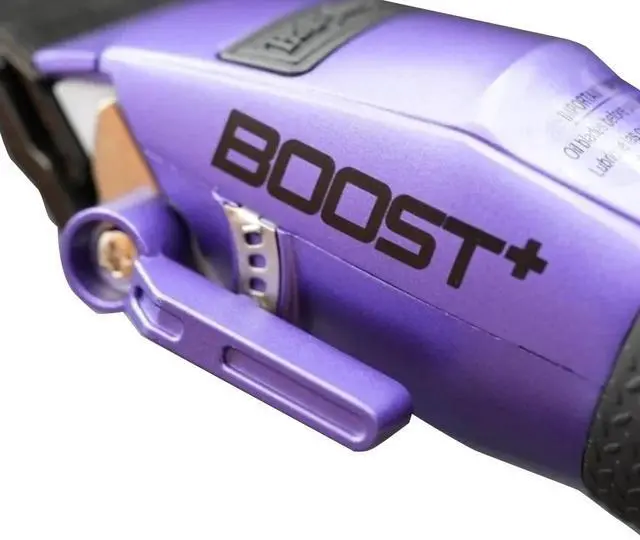 Alt view image 4 of 7 - BaByliss Pro FX870 PI BOOST+ Influencer Collection Frank Da Barber Cordless Clipper - Purple with Titanium Fade Blade FX8010C and Power Cord