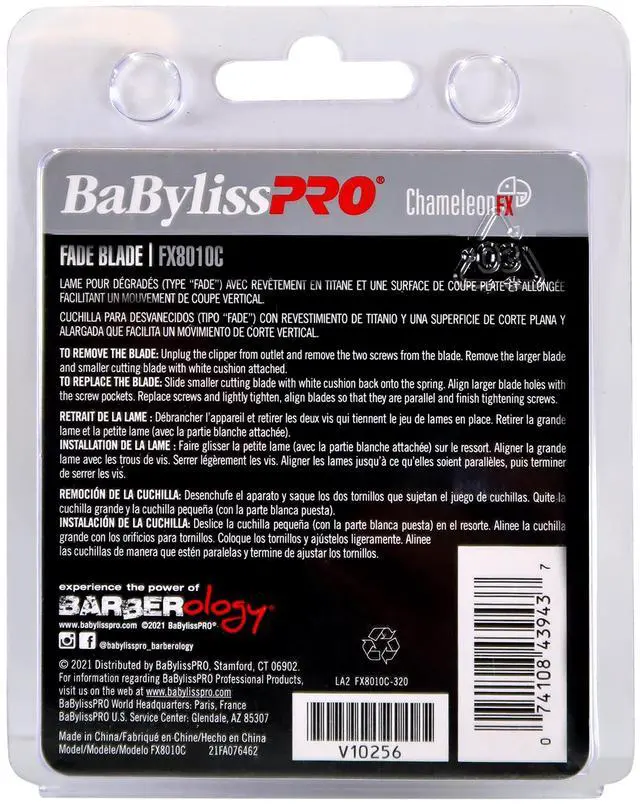 Alt view image 7 of 7 - BaByliss Pro FX870 PI BOOST+ Influencer Collection Frank Da Barber Cordless Clipper - Purple with Titanium Fade Blade FX8010C and Power Cord