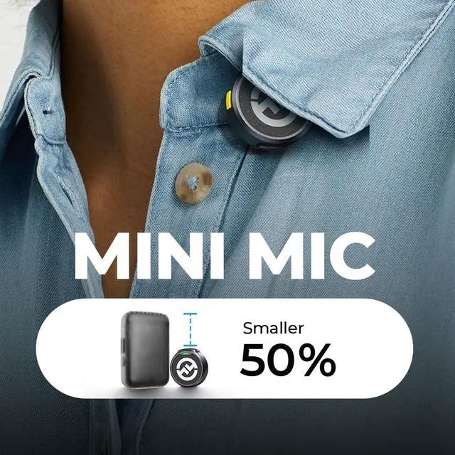 Alt view image 3 of 7 - Hollyland LARK M2 DUO 2-Person Wireless Camera-Mount Microphone System - Universal Compatible (2.4 GHz, Shine Charcoal)