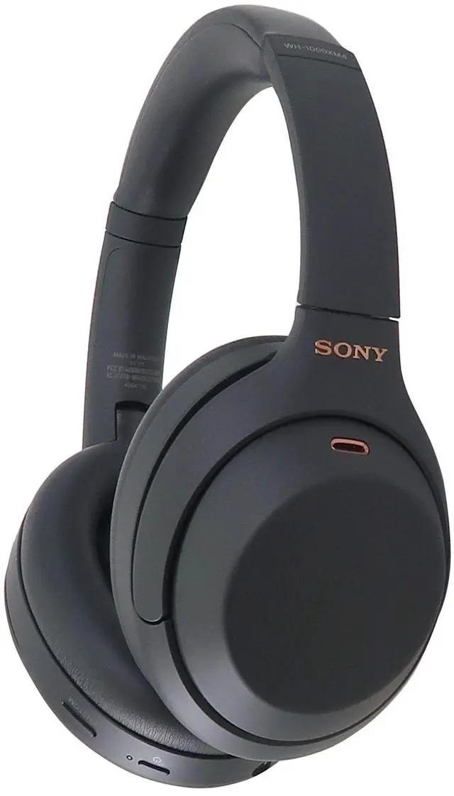 Alt view image 10 of 20 - Sony WH1000XM4 Wireless Noise Canceling Over the Ear Headphones - Black