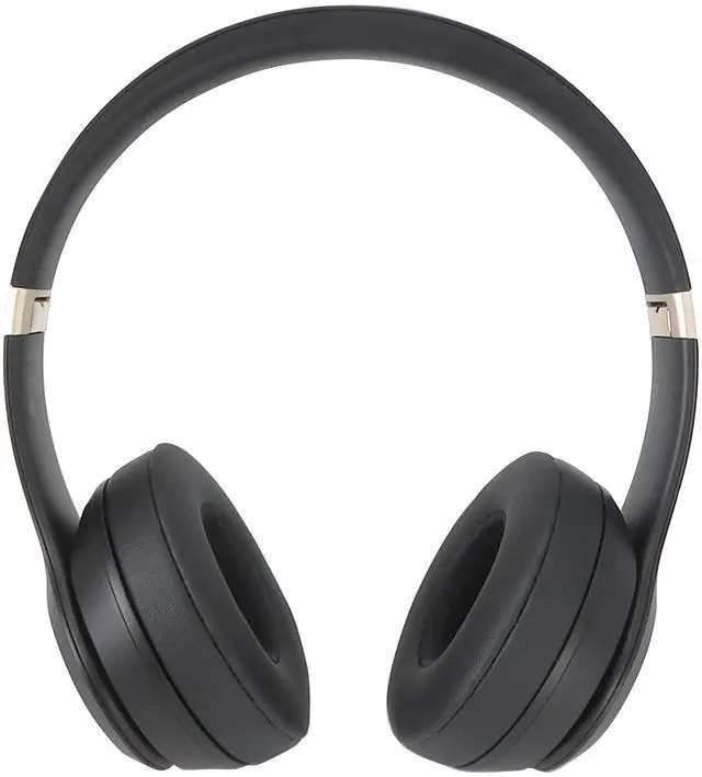 Alt view image 4 of 7 - Beats Solo 4 Wireless Bluetooth On-Ear Headphones, Apple & Android Compatible, Up to 50 Hours of Battery Life - Black & Gold
