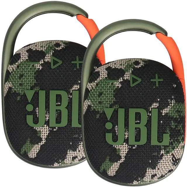 Main image of 2x JBL Clip 4 Portable Bluetooth Waterproof Speaker (Squad)