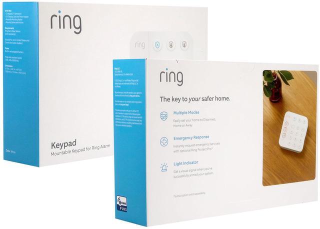 Alt view image 5 of 7 - Ring Alarm 14-Piece Home Security Kit  Wireless System, Works with Alexa and 2x Ring 1080p Video Doorbell (2020 Release, Satin Nickel)