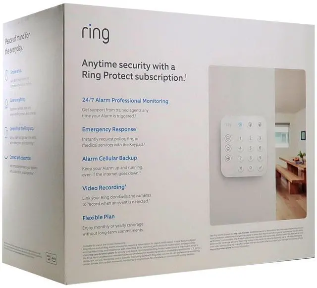 Alt view image 4 of 7 - Ring Alarm 14-Piece Home Security Kit  Wireless System, Works with Alexa - 2 Units