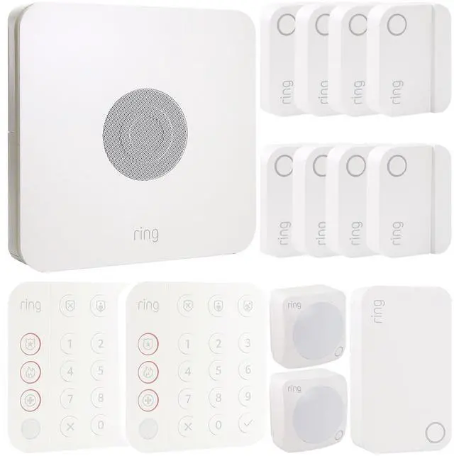 Alt view image 7 of 7 - Ring Alarm 14-Piece Home Security Kit  Wireless System, Works with Alexa - 2 Units