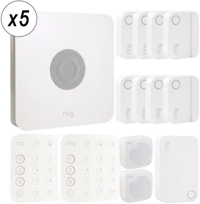 Main image of Ring Alarm 14-Piece Home Security Kit - Wireless System, Works with Alexa - 5 Units