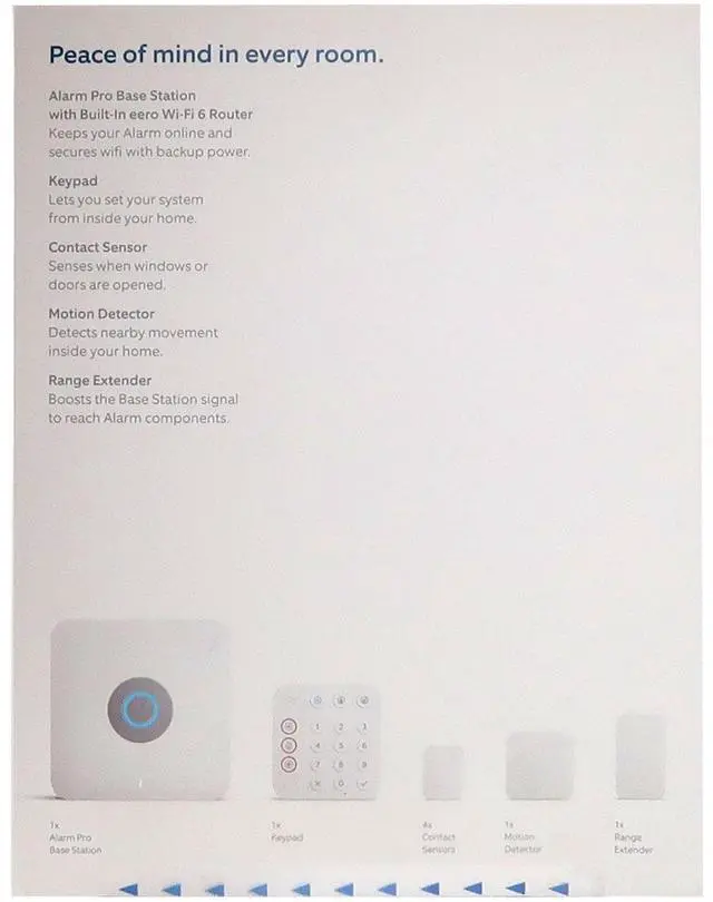 Alt view image 15 of 16 - Ring Alarm Pro - 8-piece - built-in eero Wi-Fi 6 router and optional 24/7 monitoring