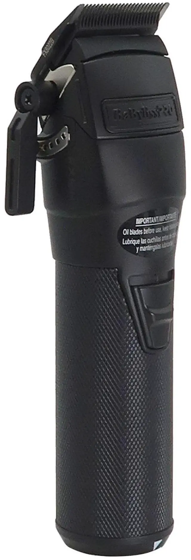 Alt view image 2 of 7 - BaByliss Pro FXONE BLACKFX All-Metal Interchangeable-Battery Clipper FX899MB with Professional Cutting Cape and Comb Set (Clipper, Cutting, Taper Combs)