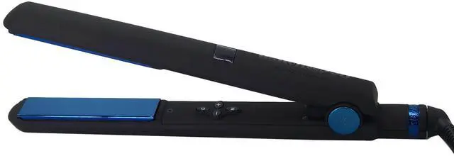 Alt view image 3 of 7 - BaByliss Pro Nano Titanium LIMITED EDITION 1" Digital Flat Iron BNTMB4095TUC with Barberology Comb Set and Professional Cutting Cape BBCAPEMB