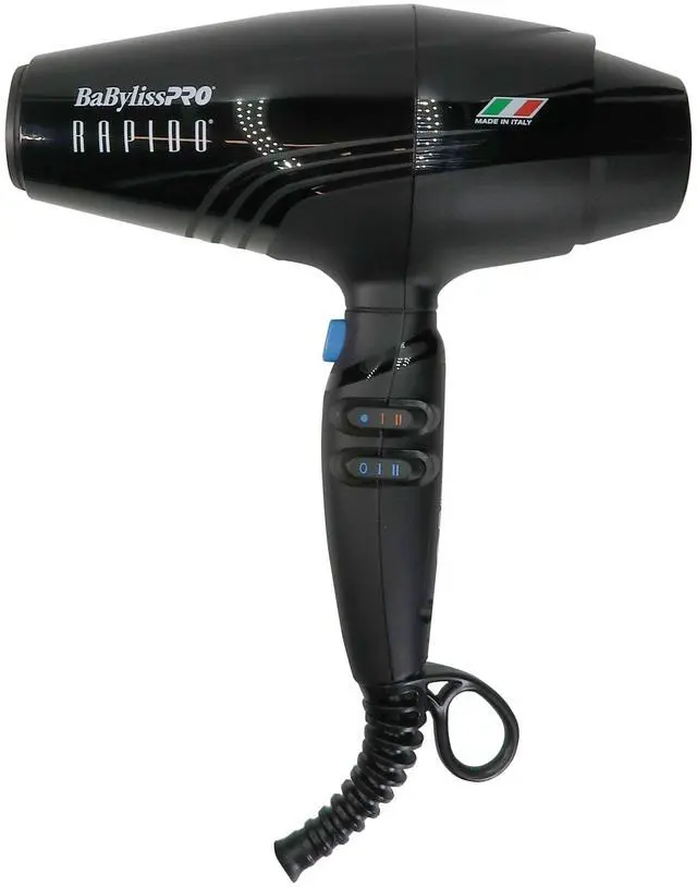 Alt view image 3 of 7 - BaByliss Pro Nano Titanium LIMITED EDITION 1" Digital Flat Iron BNTMB4095TUC with Rapido Nano Titanium Italian Performance Lightest Hair Dryer BRAP1