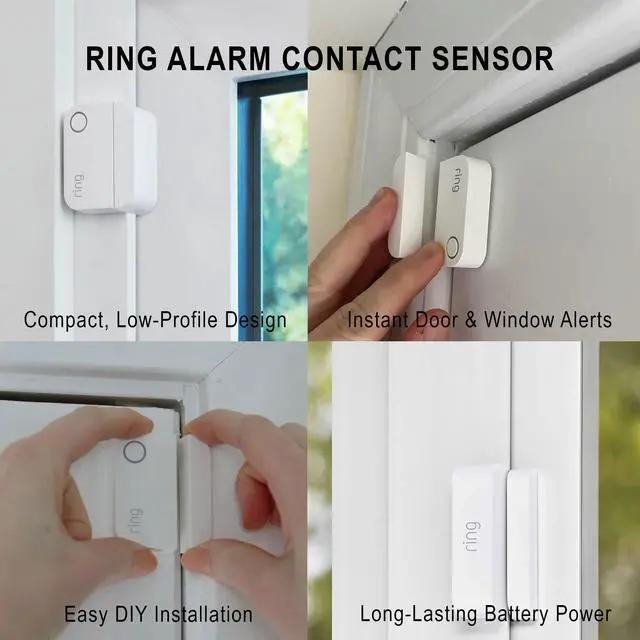 Alt view image 4 of 4 - Ring Alarm Contact Sensor (Base Station Required) 2nd Gen - 2 Pack