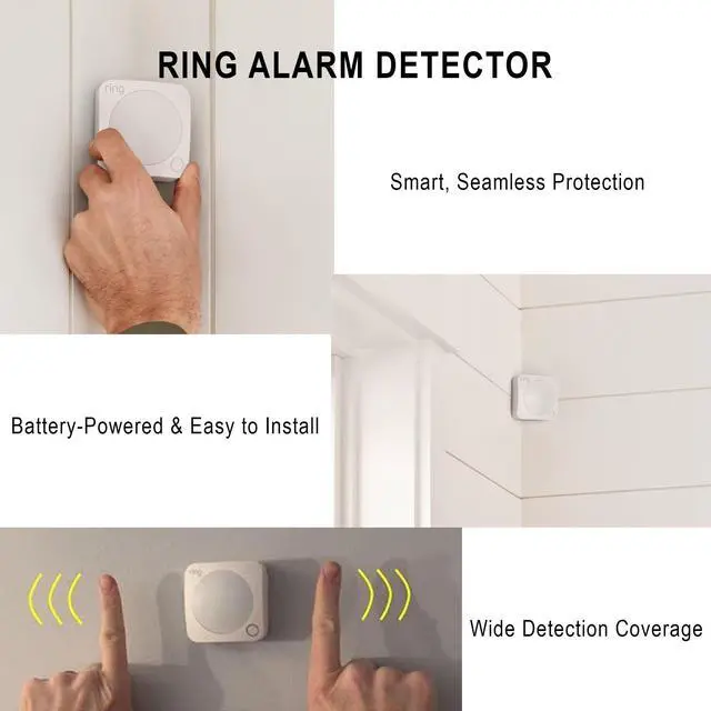 Alt view image 5 of 5 - 2-Pack Ring Alarm Motion Detector (Base Station Required) 2nd Gen