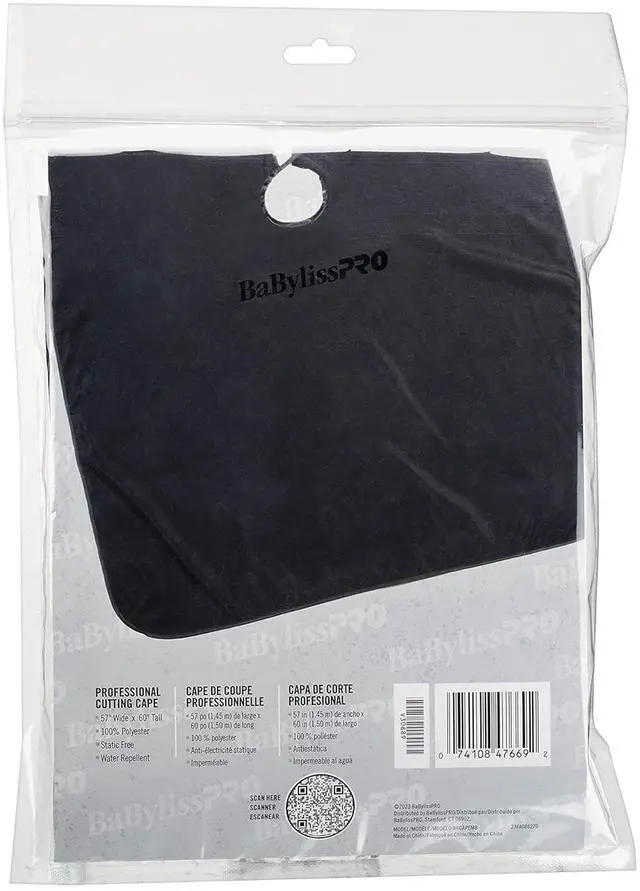 Alt view image 4 of 4 - BaByliss Pro Barberology Professional Cutting Cape BBCAPEMB - 5 Pack