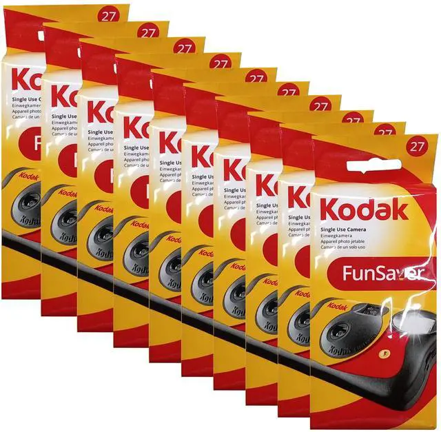 Main image of Kodak 35mm One-Time-Use Disposable Camera (ISO 800) with Flash - 27 Exposure- 10-Pack