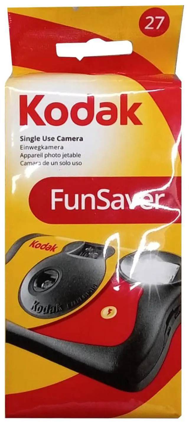 Alt view image 2 of 4 - Kodak 35mm One-Time-Use Disposable Camera (ISO 800) with Flash - 27 Exposure- 10-Pack