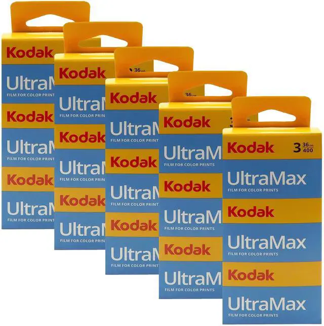 Main image of 5x Kodak UltraMax Unit 400 Color Negative Film (35mm, 36 Exposures) - 3 Pack