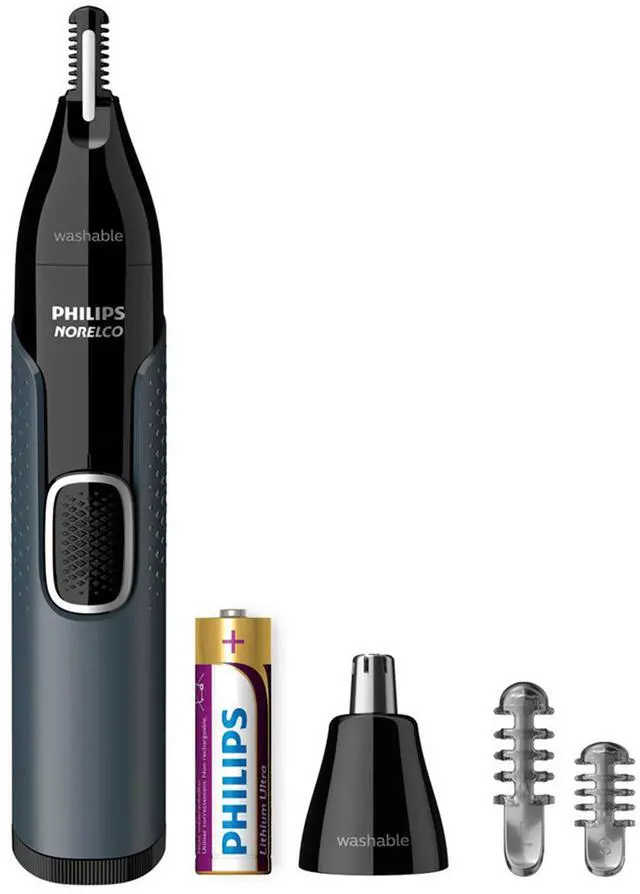 Alt view image 7 of 7 - BaByliss Pro Professional Hypoallergenic Single Foil Cordless Shaver FXFS1 with Philips Norelco Nose Trimmer 3000 for Nose, Ears Eyebrows NT3600/62