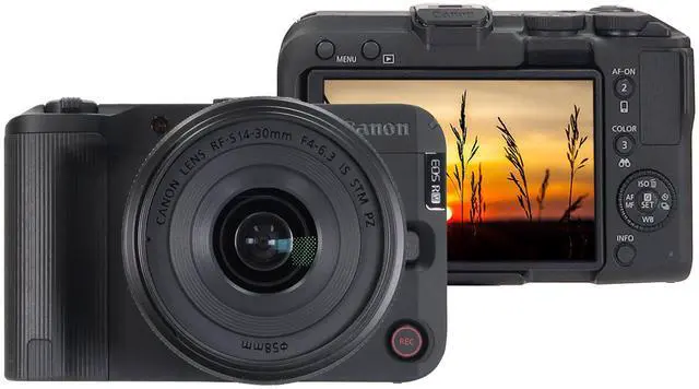 Main image of Canon EOS R50 V Mirrorless Camera with RF-S 14-30mm f/4-6.3 IS STM PZ Lens (Canon RF)