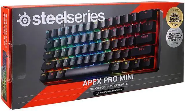 Alt view image 2 of 7 - SteelSeries Arctis Nova 3 Wired Gaming Headset with SteelSeries Apex Pro Mini 60% Wired OmniPoint Gaming Keyboard Gen 3