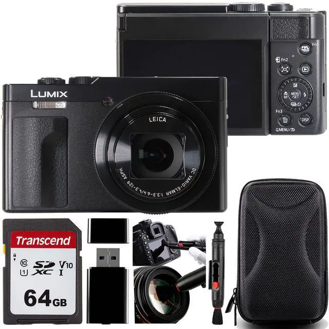 Main image of Panasonic Lumix ZS99 20.3MP 30X Optical Zoom Digital Camera (Black) Basic Camera Accessory Bundle