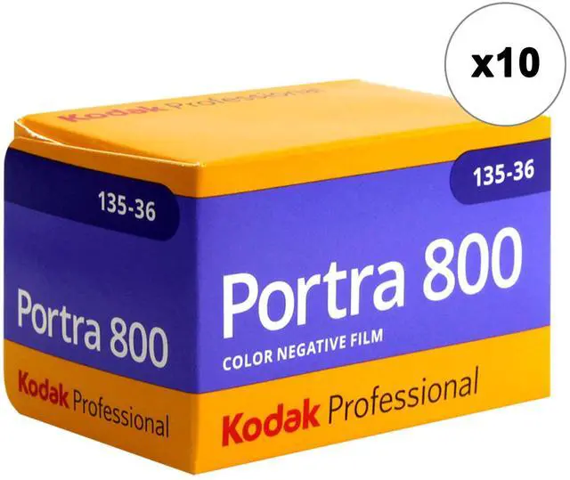 Main image of Kodak Portra 800 Color Negative Film (35mm Roll Film, 36 Exposures) - 10 Pack