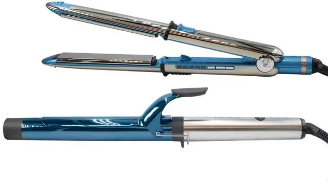 Main image of BaByliss Pro Prima3000 1¼" Styling Iron & 1¼" Extended Barrel Curling Iron Combo BNTPP54UC