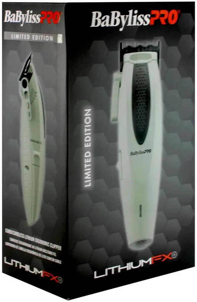 Alt view image 4 of 7 - BaByliss Pro LITHIUMFX+ Limited Edition Cordless Ergonomic Clipper Trimmer Shaver Kit