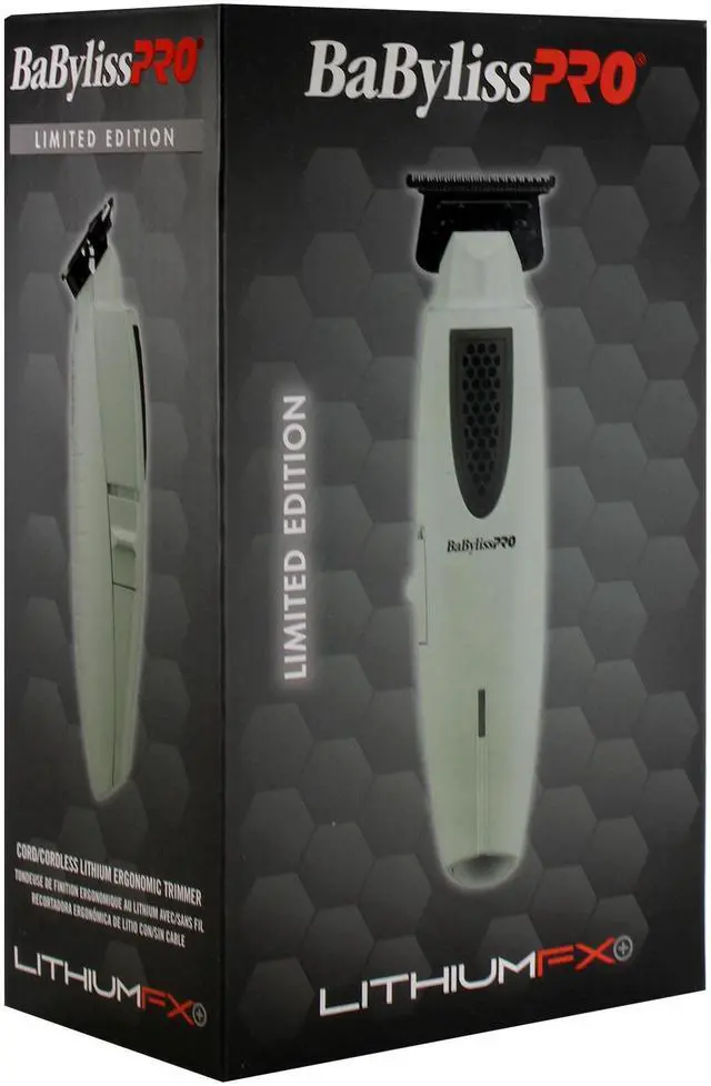 Alt view image 7 of 7 - BaByliss Pro LITHIUMFX+ Limited Edition Cordless Ergonomic Clipper Trimmer Shaver Kit