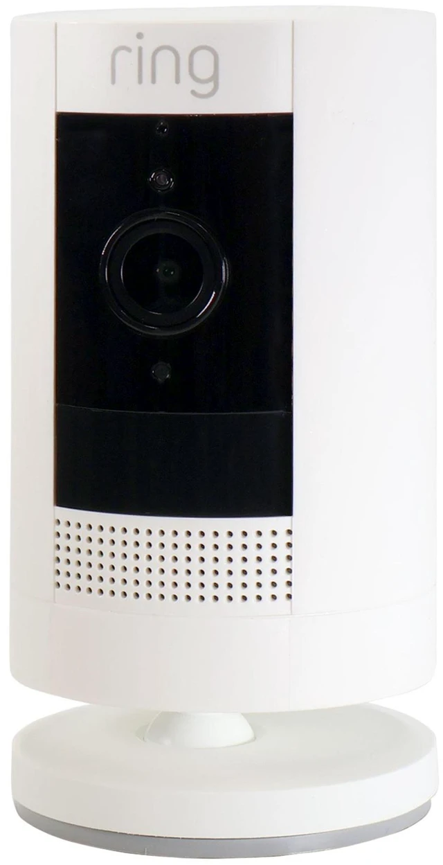 Alt view image 2 of 7 - Ring Outdoor Cam Stick Up Indoor/Outdoor Wireless Security Camera White - 3 Pack