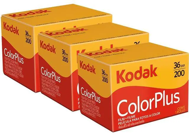 Main image of 3 Rolls of Kodak ColorPlus 200 Color Negative Film (35mm Roll Film, 36 Exposures)
