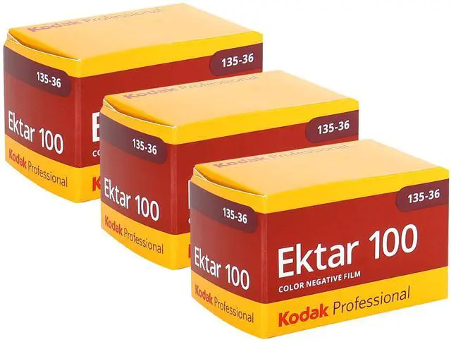 Main image of Kodak Ektar 100 Color Negative Film (35mm Roll Film, 36 Exposures) - 3 Pack
