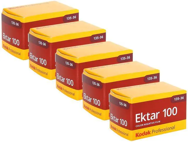 Main image of Kodak Ektar 100 Color Negative Film (35mm Roll Film, 36 Exposures) - 5 Pack