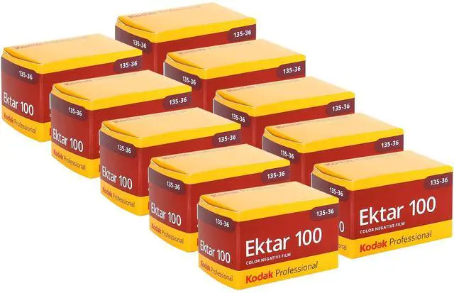Main image of Kodak Ektar 100 Color Negative Film (35mm Roll Film, 36 Exposures) - 10 Pack
