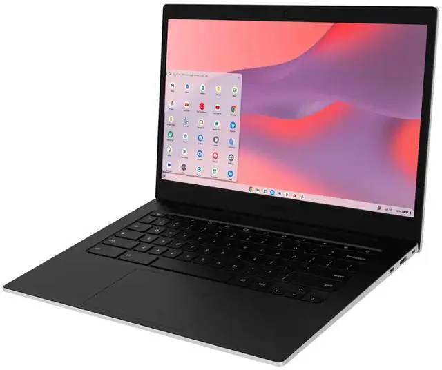 Alt view image 4 of 7 - Samsung Galaxy Chromebook Go 14" LED Laptop - Intel Celeron- 4GB Memory - 128GB Storage (Silver)
