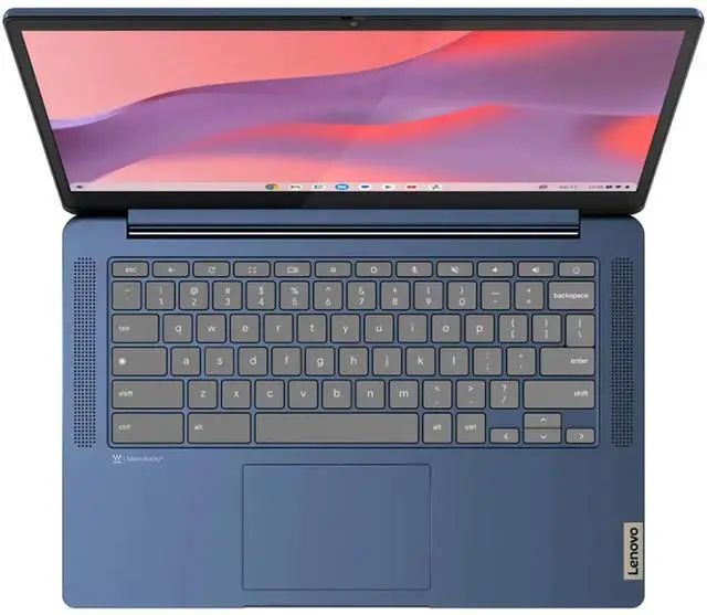 Alt view image 2 of 7 - Lenovo IdeaPad Slim 3 Chromebook 14" Full HD Laptop - MediaTek Kompanio 520 - 4GB Memory - 64GB eMMC (Abyss Blue)