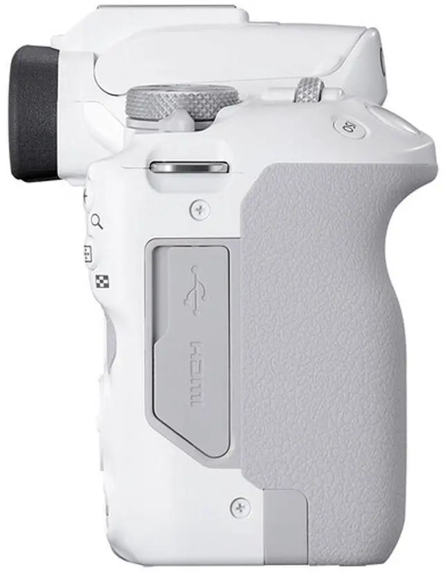 Alt view image 7 of 7 - Canon EOS R50 Mirrorless Camera with 18-45mm Lens (White) and SanDisk 64GB Ultra SDXC UHS I Memory Card + Case