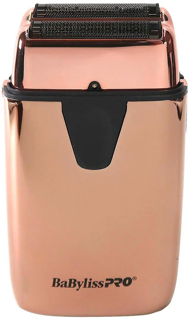 Alt view image 2 of 7 - BaByliss Pro FXONE ROSEFX Interchangeable-Battery Shaver FX79FSRG + LIMITED EDITON UVFOIL UV-Disinfecting Double Foil Shaver FXLFS2RG Rose Gold Barber Accessory Bundle