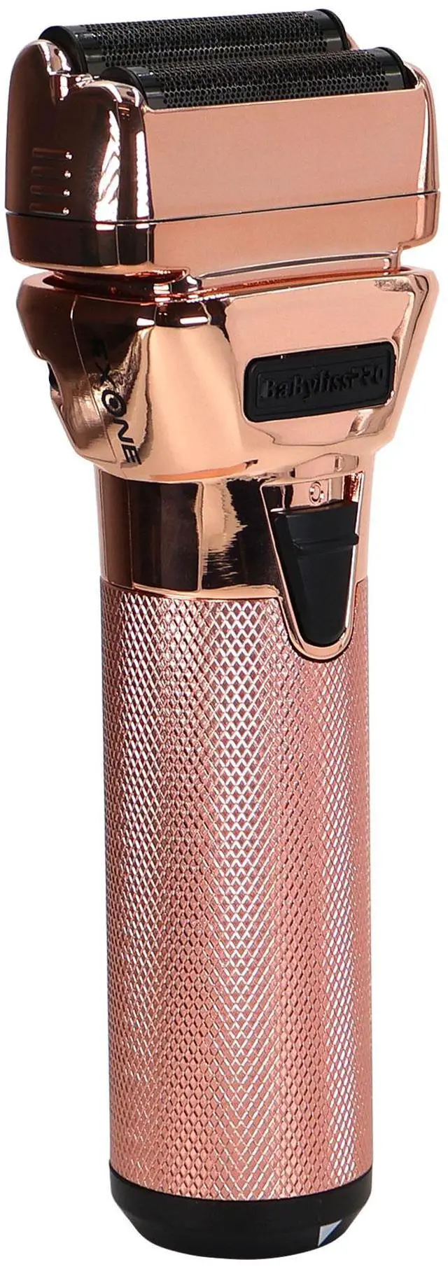 Alt view image 7 of 7 - BaByliss Pro FXONE ROSEFX Interchangeable-Battery Shaver FX79FSRG + LIMITED EDITON UVFOIL UV-Disinfecting Double Foil Shaver FXLFS2RG Rose Gold Barber Accessory Bundle