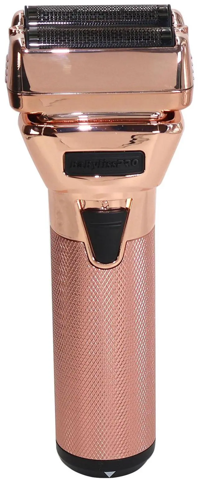 Alt view image 4 of 7 - BaByliss Pro FXONE ROSEFX All-Metal Interchangeable-Battery Shaver FX79FSRG with Barberology Metal Comb Set 9" Clipper Comb and 7.5" Cutting Comb Rose Gold