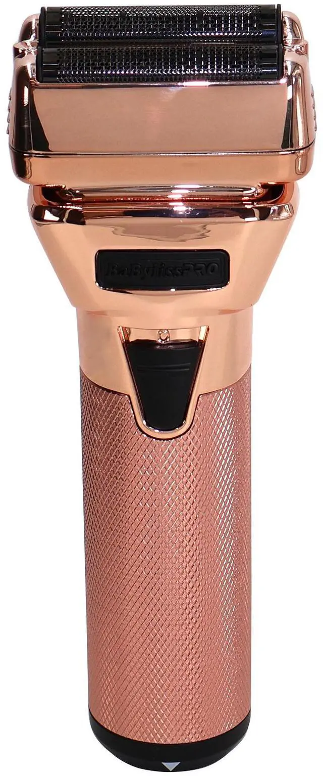 Alt view image 2 of 7 - BaByliss Pro FXONE ROSEFX All-Metal Interchangeable-Battery Shaver FX79FSRG with Barberology Metal Comb Set 9" Clipper Comb and 7.5" Cutting Comb Rose Gold