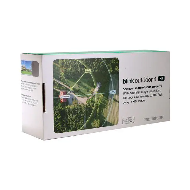 Alt view image 3 of 7 - Blink Outdoor 4 XR Wireless Security Camer, 400 Feet of Extended Range (Sync Module XR included) - 6 Cameras
