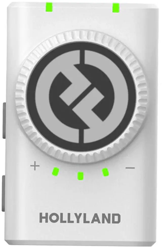 Alt view image 2 of 7 - Hollyland LARK M2 DUO 2-Person Wireless Combo Microphone System (2.4 GHz, Ivory White) with Creator Essentials Bundle