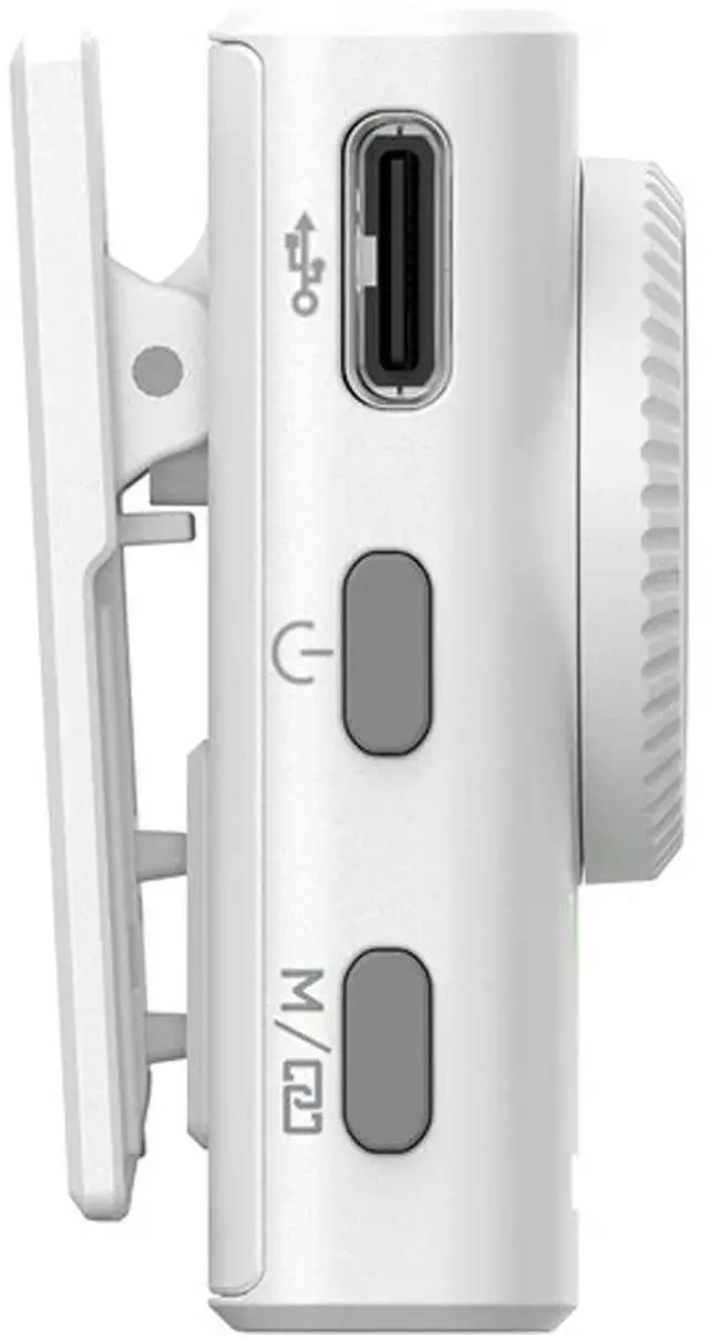 Alt view image 3 of 7 - Hollyland LARK M2 DUO 2-Person Wireless Combo Microphone System (2.4 GHz, Ivory White) with Creator Essentials Bundle