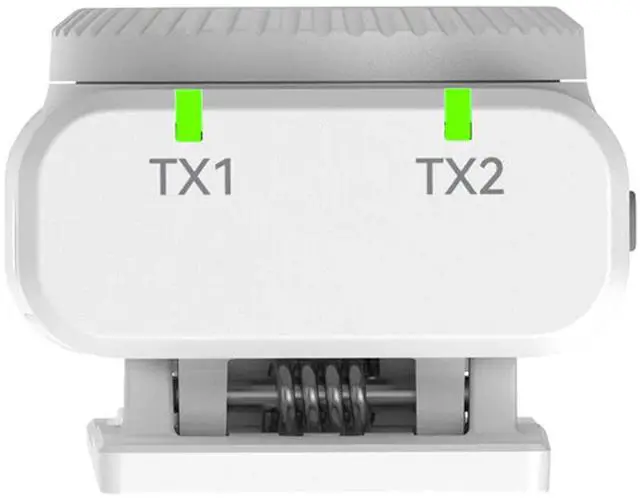 Alt view image 5 of 7 - Hollyland LARK M2 DUO 2-Person Wireless Combo Microphone System (2.4 GHz, Ivory White) with Creator Essentials Bundle