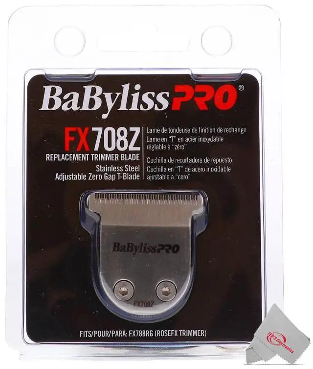 Alt view image 3 of 7 - BaByliss Pro Replacement Trimmer Blade FX708Z For FX788 Trimmers with Fade Brush and 9" Comb