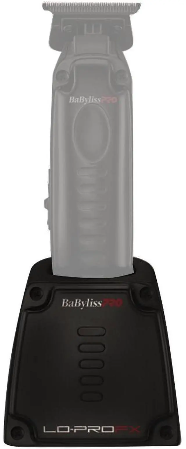 Alt view image 3 of 7 - BaByliss Pro LO-PROFX Trimmer Charging Base FX726BASE with Fade Brush and 9" Comb